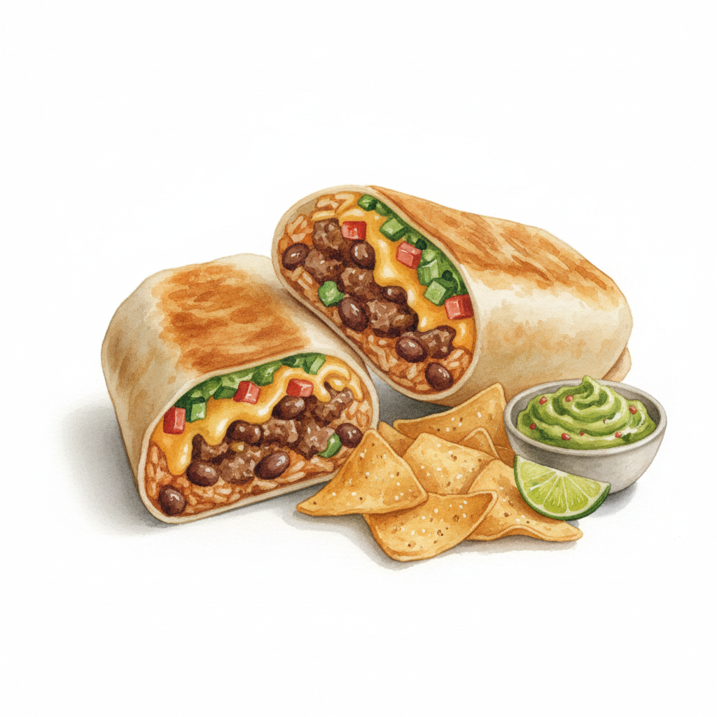 Burrito & Chips