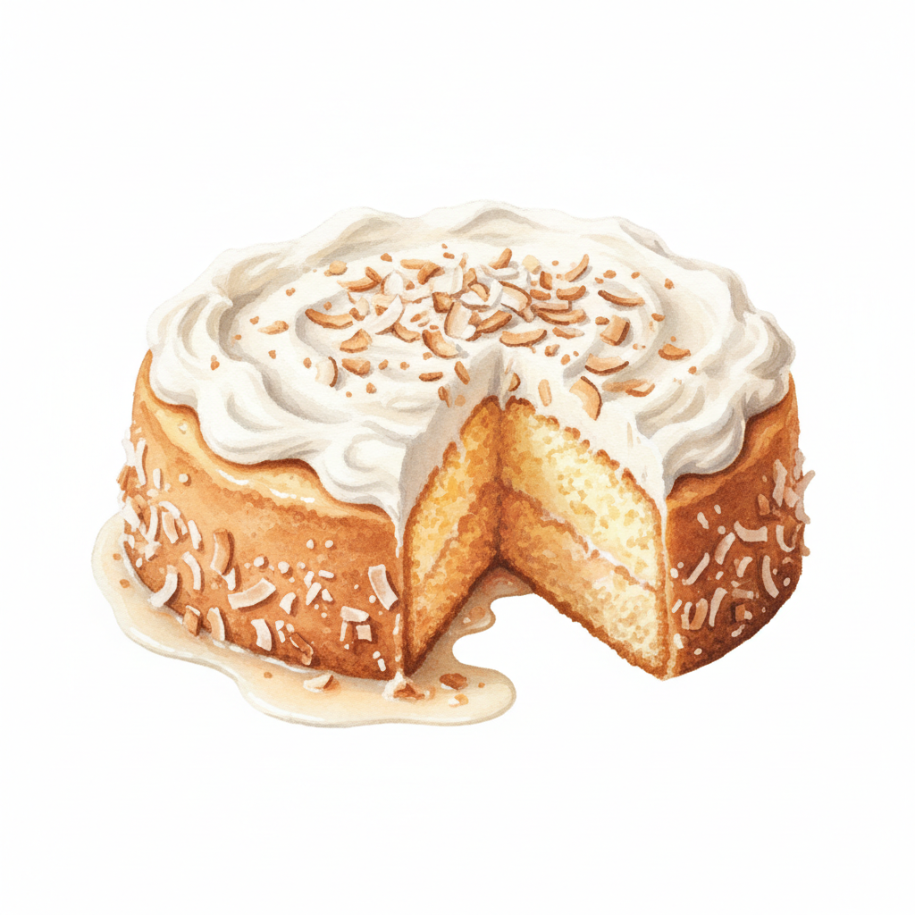 Coconut Tres Leches Cake