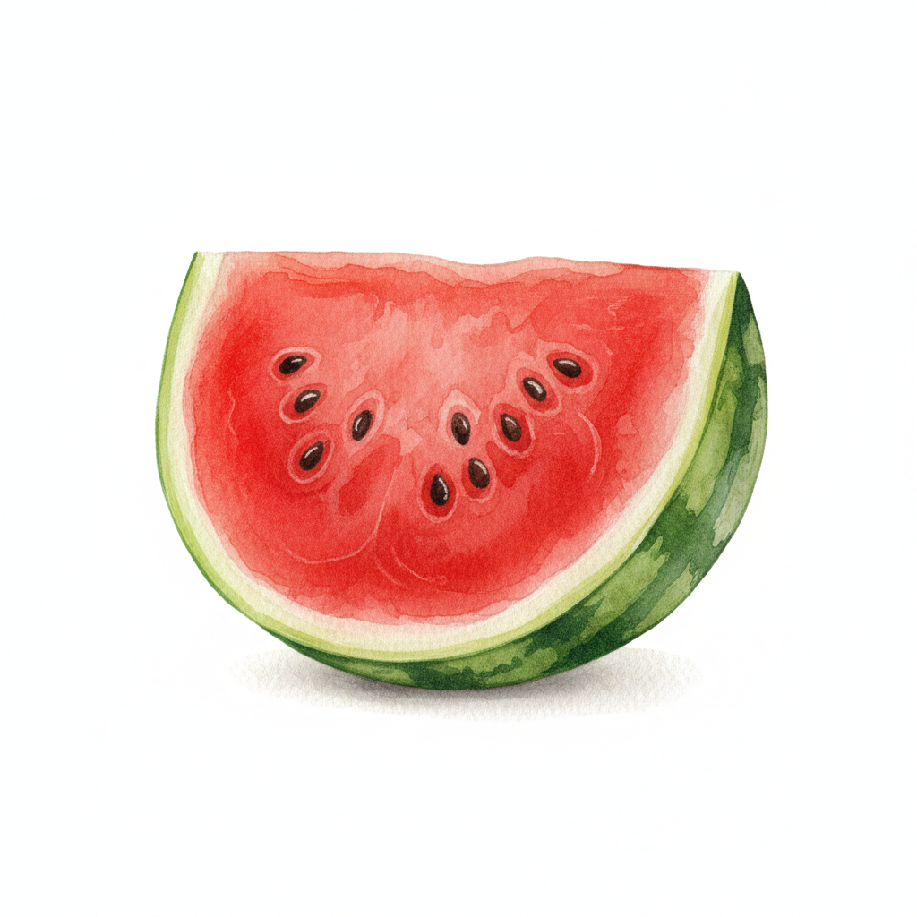 Cut Watermelon