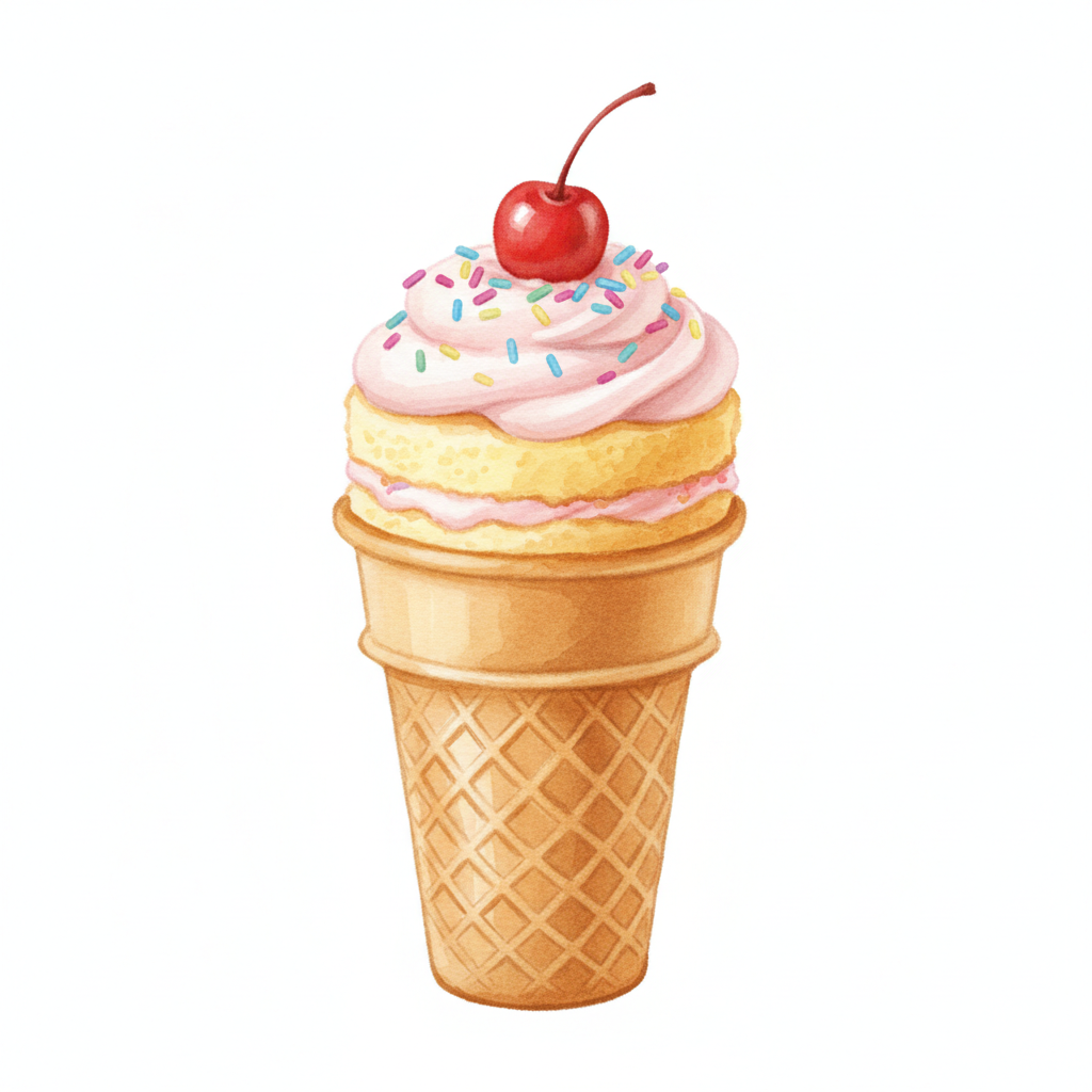 Essential Everyday Cake Cups Cone