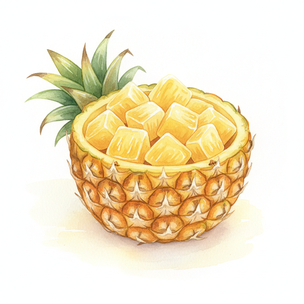 Fresh Pineapple Bowl