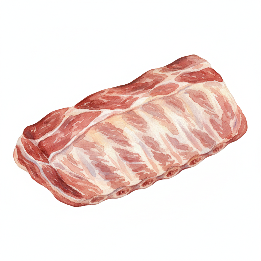 Fresh Whole Pork Spareribs