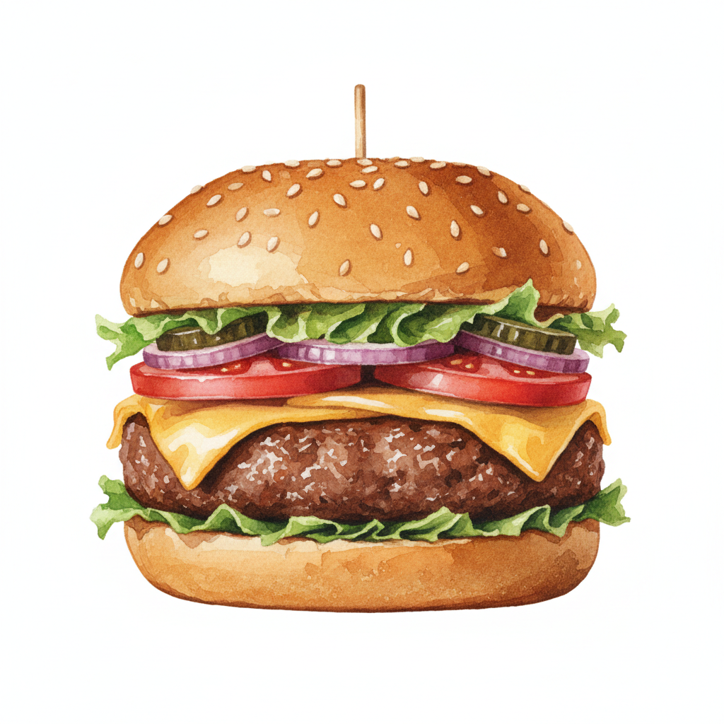 Pub Burger or Chicken Kabobs