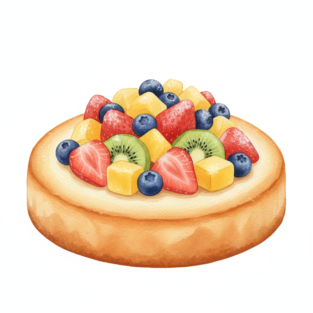 Superior Cheesecake with Fruit on Top